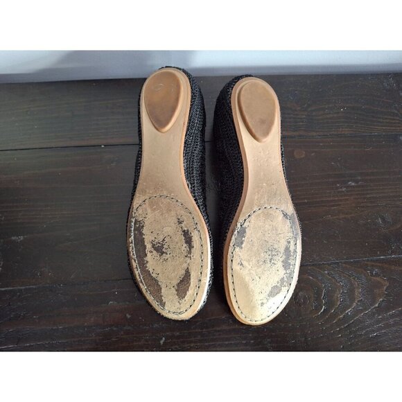Nine West Darlene Black Slip-On Crochet Ballet Flat/Pre-owned, Sz. 5.5M - Picture 8 of 10